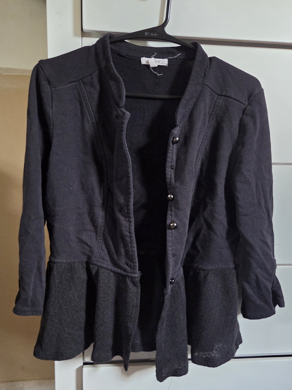 Maurices Black Peplum Blazer Jacket